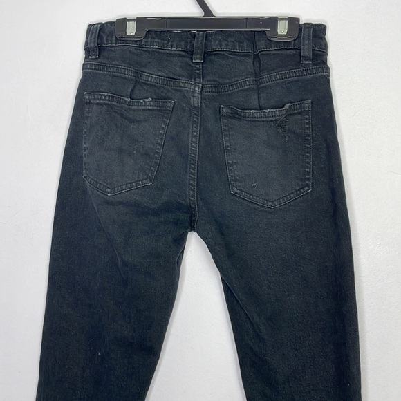 PISTOLA Nico very distressed ring zipper buttons fly cropped jeans - Picture 7 of 11